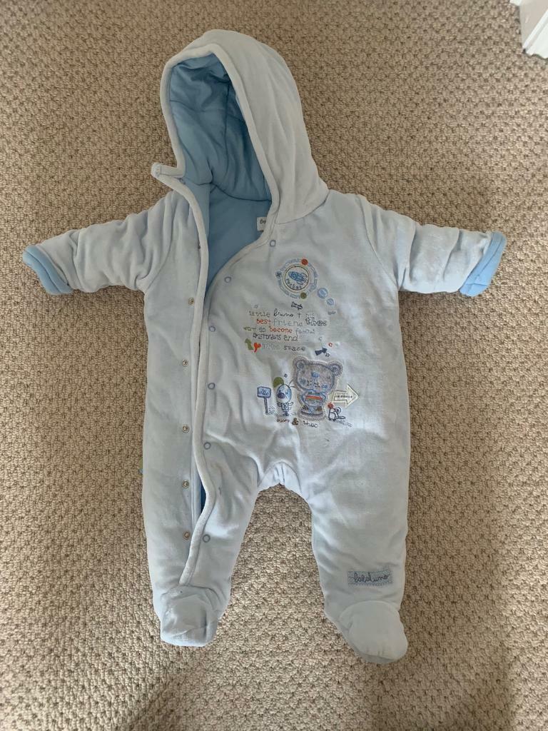 babaluno baby snowsuit